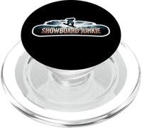Snowboard Junkie Snowboarding Quote Funny Snowboarder Saying PopSockets PopGrip for MagSafe
