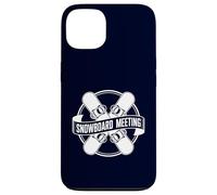 Snowboard Meeting Cool Snowboarding Squad Mountain Lodge Case for iPhone 13