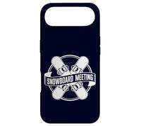 Snowboard Meeting Cool Snowboarding Squad Mountain Lodge Case for iPhone Air