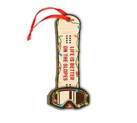 Snowboard Ornaments for Christmas Tree, Gifts for Snowboarders, Snowboarding Christmas Ornament, Snowboard Gifts for Men Boys, Winter Snowboarding Hanging Decorations, Life is Better On The Slopes