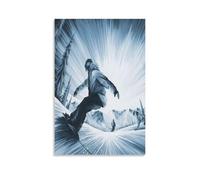 Snowboard Poster Canvas Wall Art For Aesthetic And Decor 2 Poster For Bedroom Kitchen Bathroom Living Room Office Decor 20x30inch(50x75cm) Unframe-style