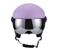 Snowboard Safety Helmet - Anti Fog Visor Goggle Kit, Shockproof Winter Skiing Protection, Breathable Outdoor Sport Head Guard, Warm Cold Weather Resort Gear, Downhill Cap | for Teenager