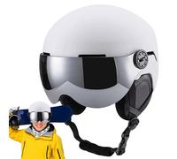 Snowboard Safety Helmet - Anti Fog Visor Goggle Kit, Shockproof Winter Skiing Protection, Breathable Outdoor Sport Head Guard, Warm Cold Weather Resort Gear, Downhill Cap | for Teenager