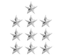 Snowboard Stomp Pad - Iron 3x3x1.3cm 10 Pieces | Snowboard Grip Pad | Triangular Pentagram Ski Stomp Pads Self-Adhesive Cleats For Snowboarding Tricks Training And Board Control