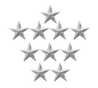 Snowboard Stomp Pad Metal Grip 10pcs Self Adhesive with Star Spikes | Quick Tool Free Install, Enhanced Traction for Binding Entry and Exit, Silver Finish for Park Riders
