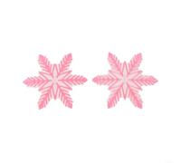 Snowboard Stomp Pads Anti-slip Mat With Snowflake Spikes For Ice And Snow Skiing Accessories Plastic Traction Pad Tool Free Installation Yellow Color Pack Of 2(pink)