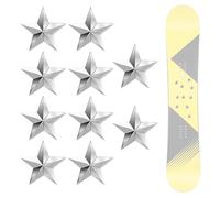 Snowboard Stomp Pads - Pack of 10 Self-Adhesive Non-Slip Pads | Triangular Pentagram Ski Pedal Grip | Mountain Riders Professionals Enthusiasts Women Men Teens Adults Snowboard Safety Kont