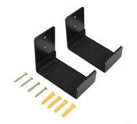 Snowboard Wall Mount, Ski Storage Hanger Hook Metal Wall Display for Snowboards Skis Skateboards Surfboards Rack Black(9.5 cm)