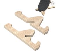 Snowboard Wall Rack - Wooden Skateboard Holder, Secure Deck Stand | Reliable Storage Frame with Easy Installation and Stable Support, Decorative Sport Display for Wedding