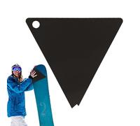 Snowboard Wax Scraper | Acrylic Snowboard Tuning Tool | Triangle Tuning And Waxing Kit | Triangle Ski Snowboards Tunings And Waxing Kit For Wide Ski And Snowboards, Outdoor Sport Equipment