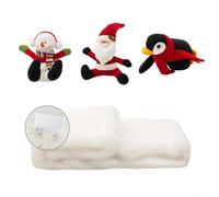 Snowboarder Holiday Plush Set With Snowman, Santa, And Penguin For Seasonal Staircase And Living Room Decor