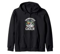 Snowboarder Like A Skier Only Cooler Winter Sports |-- Zip Hoodie