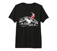 Snowboarder Snowboarding Mountain Snowboard Ride Downhill Premium T-Shirt