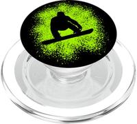 Snowboarder Snowboarding Women Men PopSockets PopGrip for MagSafe