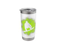 Snowboarder Snowboarding Women Men Stainless Steel Insulated Tumbler