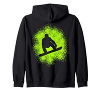 Snowboarder Snowboarding Women Men Zip Hoodie