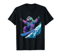 Snowboarding Animals- Sloth on a Snowboard Snowboarding T-Shirt