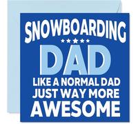 Snowboarding Birthday Card for Dad, Awesome Dad Sports