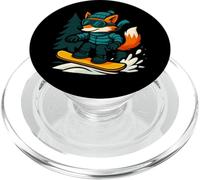 Snowboarding Fox Snow Much Sass Winter Sports PopSockets PopGrip for MagSafe