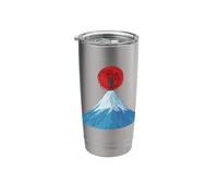 Snowboarding in Japan Mount Fuji Stainless Steel Insulated Tumbler