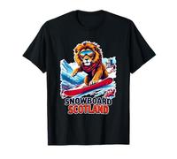 Snowboarding Lion Adventure in Scotland T-Shirt