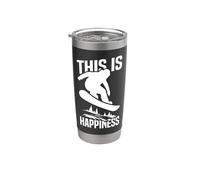 Snowboarding Snowboard This is Happiness Stainless Steel Insulated Tumbler