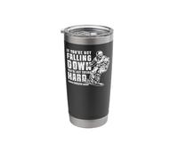 Snowboarding Snowboard Vintage If You're Not Falling Down Stainless Steel Insulated Tumbler