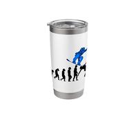 Snowboarding Snowboarders Sport Evolution Snowboard Stainless Steel Insulated Tumbler
