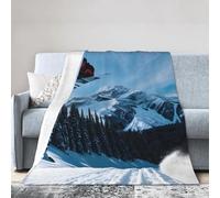 Snowboarding Ultra-Soft Micro Fleece Blanket Air Conditioning Blanket Cover Blanket Warm Blanket