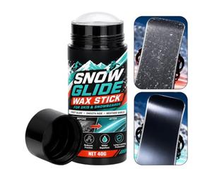 Snowboarding Wax 40g Waterproof Winter Gliding Speed Boost Lube | Surf Board Wax for Women Men Beginner Professional Indoor Outdoor Maintenance Training Sports Practice