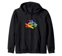 Snowboarding Zip Hoodie