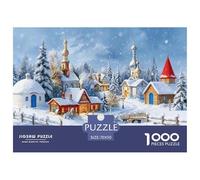 Snowbound Village Jigsaw Puzzles for Adults Interesting Puzzles 1000 Jigsaws Educational Games Home Decoration Gifts 70x50cm/1000pcs