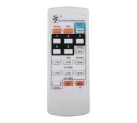 Snowchecking 1/2pcs Fan Remote Contro Replacement Remote Control For Electric Fan KDK ELMARK RM-F900MKII RM-F989+2 Controller White(1pcs)