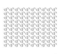 Snowchecking 100pcs Solar Panel Water Guide Clip Water Guide Stainless Steel Drainage Buckle for 30mm, 35mm Frames Automatic Snap(30mm)
