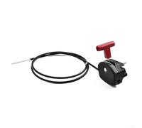 Snowchecking 142Cm Throttle Cable And Choke Lever For Lawn Mower, Lawnmower Accessory, Plastic Handle, 56 Inch Length