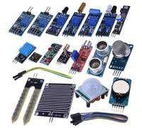 snowchecking 16 Piece Sensor Module Kit For Arduino R3 for nano for mega2560 for raspberry Pi Education Set Featuring Temperature Humidity Infrared Gas Flame Sensors