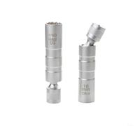 snowchecking 2PCS 16mm Magnetic Swivel Socket, Vanadium Chromium Steel Thin Wall Removal Tool for For BMW N54 N55 N20 Ignition Coil Extractor(16mm)