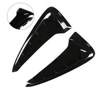 Snowchecking 2Pcs Front Side Fender Air Vent Trim Cover For BMW X5 F15 M Sport 2014-2018 Black Plastic Exterior Accessory Seamless Contour Fit Easy Install Protection
