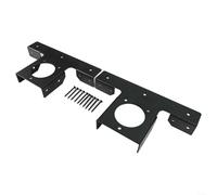 Snowchecking 2Pcs Gazebo Corner Bracket Metal Pergola Corner Brackets Heavy Duty Extension 3-Way T Connectors for 4X4 Post Garden Structure Black
