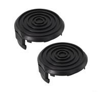 snowchecking 2pcs Grass Trimmer Spool Cap Cover Replacement For Wa0037 Compatible With Wg168 Wg184 Wg191 40v 56v Models Abs Plastic Line Protector Black