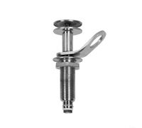 Snowchecking 304 Stainless Steel Quick Release Boat Fender Hook, Marine Detachable Bracket with 65mm Thread, Mirror Polished Handle,for Yacht Docking