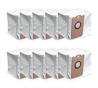 Snowchecking 4/10pcs Bags For Cleanova W11 Robot Vacuum Self Emptying Bags Replacement Accessory For Clean Floors(10 Pack)