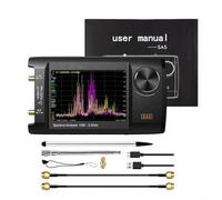 Snowchecking 4-Inch IPS LCD Handheld for SPECTRUM Analyzer SA5, 100kHz-53GHz Frequency Harmonic Analyzer & Signal Generator,with 5000mAh Battery(A)