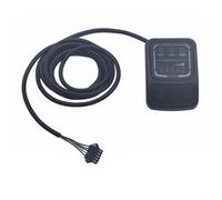 snowchecking 48V Electric LED Display Meter for E-Bike & Scooter, Power/Gear/Lamp Indicator with UART Protocol, IPX4 Waterproof, Black