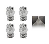 Snowchecking 4pcs 65 Degree Fan Spray Nozzle Tips, 13mm Orifice 1/4 Inch NPT High Pressure Stainless Steel Nozzles,for Pressure Washer for SURFACE Cleaning