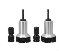 Snowchecking 4pcs Disc Brake Cleaner, Brake Hub Resurfacing Set, Wheel Stud Cleaner Automotive Rust Removal Tools Set For Hub Shaft And Brake Disc