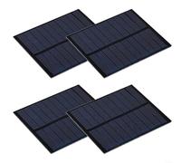 snowchecking 4pcs For Mini Solar Panel Module 5V 230mA Polycrystalline DIY Solar Cell for Light Charger Phone Science Projects