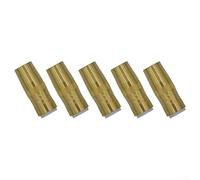 snowchecking 5-PK Welding Nozzle NS-5818B Centerfire Slim 5/8 Inch 1/8 Inch Recess Brass Compatible with MIG DS-1 Gas Diffuser T-Series Tips