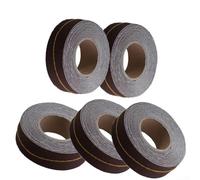 Snowchecking 6M Emery Cloth Roll Metal Polishing Sandpaper Strip Abrasive Paper With Nylon Backing For Woodworking 150-600 Grit(600#)