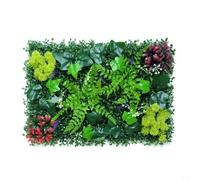 Snowchecking Artificial Grass Mat 40x60cm, Simulated Lawn Plastic Turf,for Home Wall Decoration, Hotel Cafe Living Room Greenery Decor Panel(3)